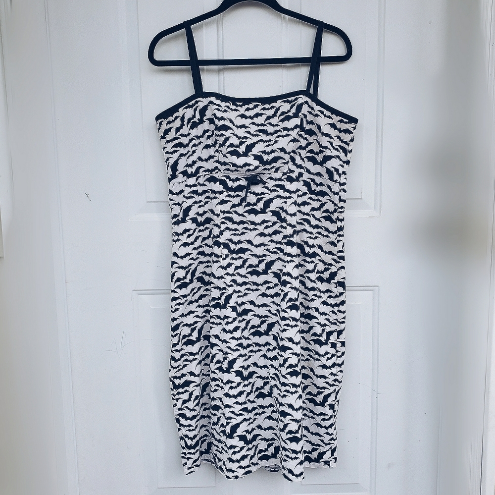 Goth bat dress Halloween retro style Large